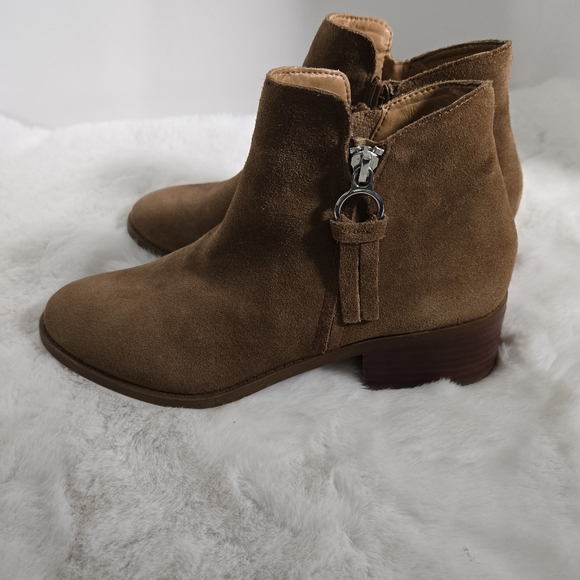 Steve Madden Dacey Cognac Suede Ankle Boot in size US 8.5  - EUC - Picture 3 of 10